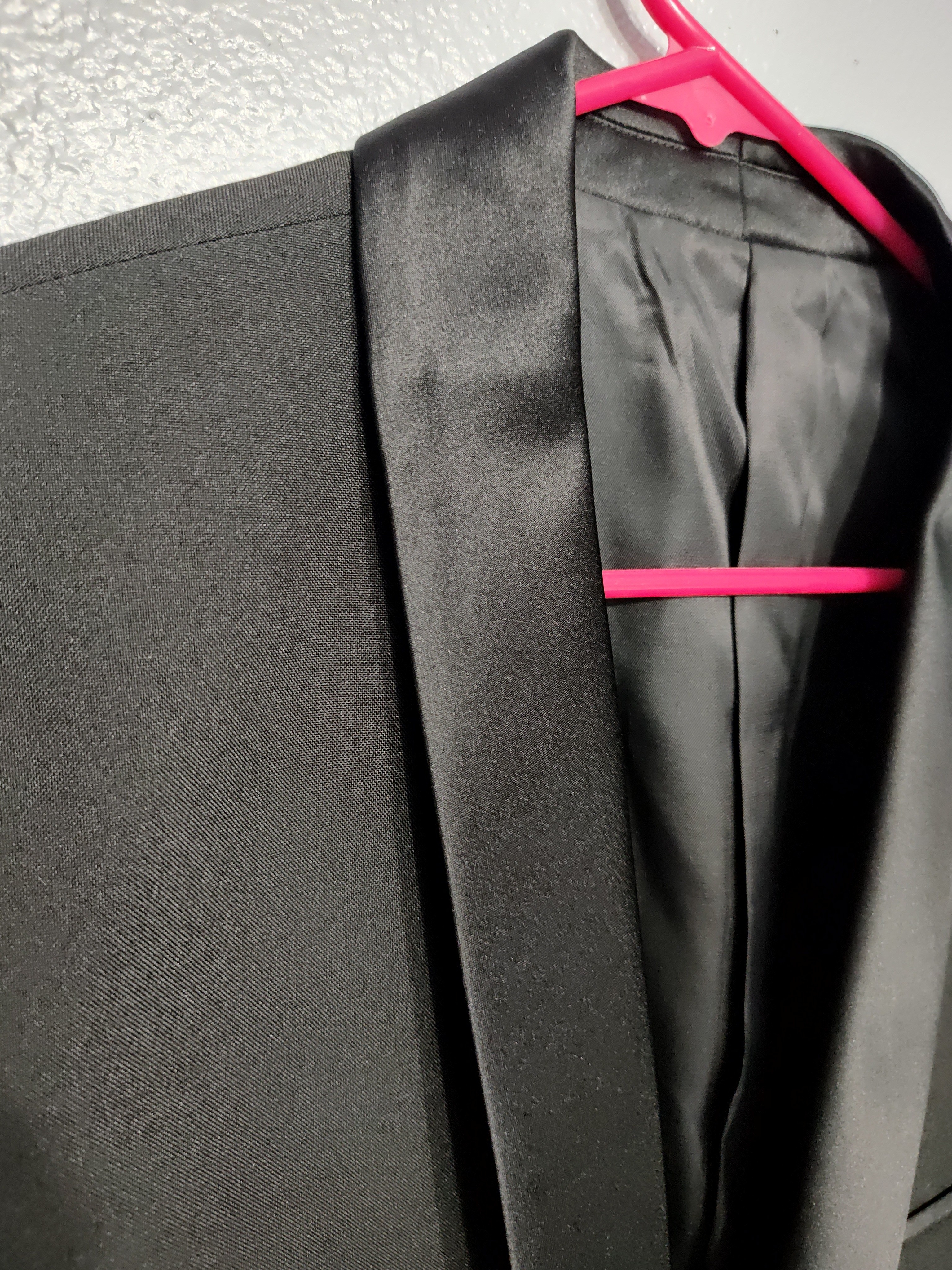 Nwt Alain Dupetit 42r Men's Black Tuxedo Jacket Blazer Suit Satin Lapel Single — image 2 of 8